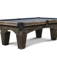 Bearski 8' slate pool table with purple felt