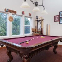 Olhausen 9 foot table with pingpong table top
